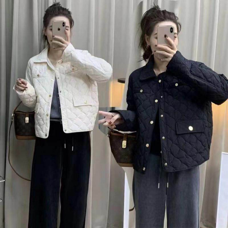 短款轻薄百搭棉服女年秋冬季新款时尚小香风小个子棉衣外套潮