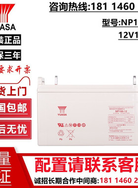 YUASA汤浅蓄电池NP100-12 12V100AH铅酸蓄电池机房直流屏UPS电源