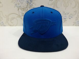 美国购回 M&N NBA 俄克拉荷马 雷霆 麂皮帽檐 棒球帽