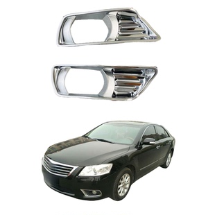 适用于佳美CAMRY2007款凯美瑞雾灯罩电镀装饰雾灯框改装件
