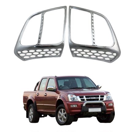 适用于2003-2007五十铃D-MAX前灯罩改装电镀装饰件DMAX大灯框
