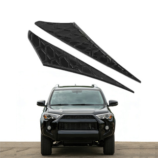 适用于14-24款丰田超霸Toyota 4Runner前雾灯下饰条塑料汽车配件