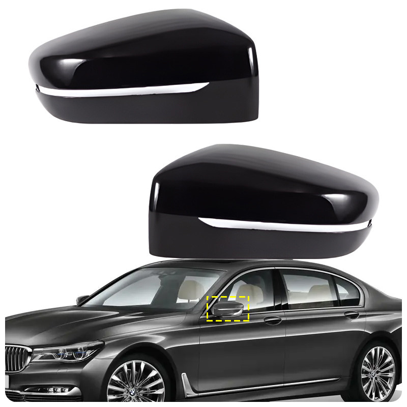 适用于宝马G11 G12 G20 G30 G38 后视镜盖罩倒车镜外壳替换款外饰