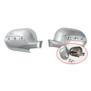 W163改装 适用于1998款 350 320 带灯镜罩专用倒车镜电镀 奔驰ML300