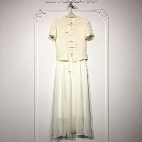 容悦 K50627 时尚国风新中式套装两件套品牌女装折扣颦薪