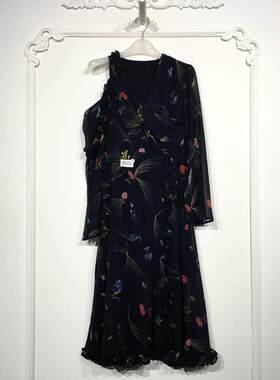 欧系列 8177S252 时尚连衣裙品牌女装折扣颦薪