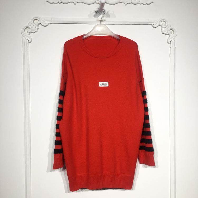 N系列 8244S231 时尚针织连衣裙品牌女装折扣颦薪