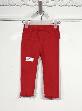 潮系列 LM04195 时尚长裤品牌童装折扣馨