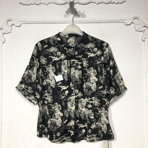 容悦 YB000330 时尚国风新中式衬衫品牌女装折扣颦薪