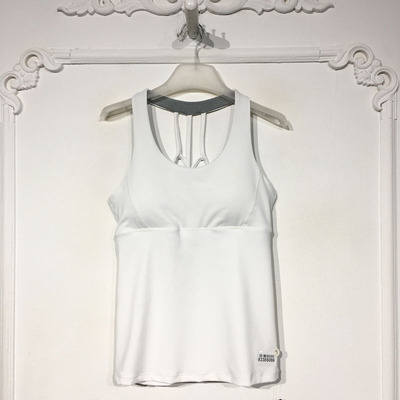 潮系列 8338S086 时尚背心品牌女装折扣颦薪