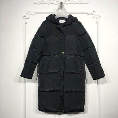 潮系列 8152S181 时尚长款棉服品牌女装折扣颦薪