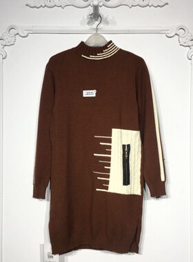 N系列 LM06387 时尚针织连衣裙品牌女装折扣颦薪