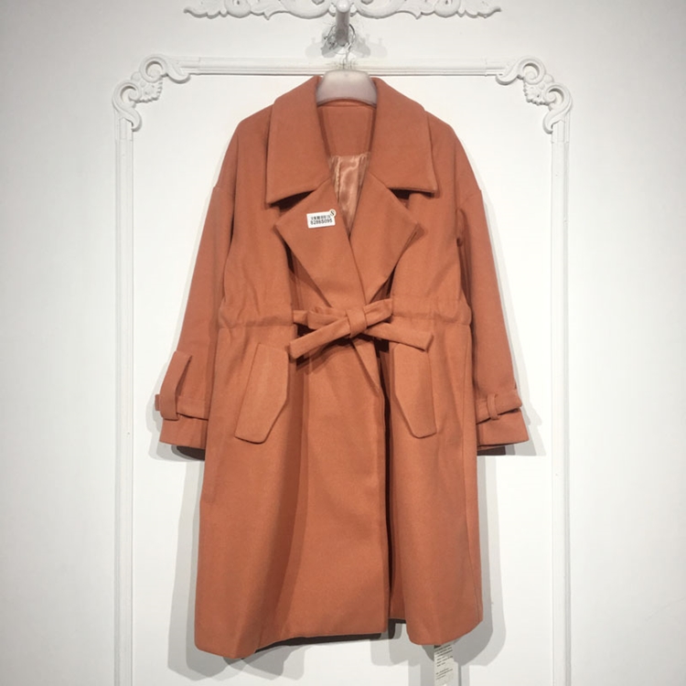 容系列 8286S095 时尚毛呢外套品牌女装折扣颦薪