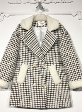 YZQ系列 8329S122 时尚毛呢外套品牌女装折扣颦薪