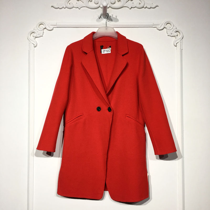 容系列 8253S016 时尚双面呢毛呢外套品牌女装折扣颦薪,女装/女士精品,毛呢外套,淘宝优惠券,粉丝福利购,淘宝优惠卷