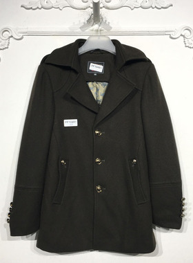 潮系列男装 PF10451 时尚毛呢外套品牌折扣馨