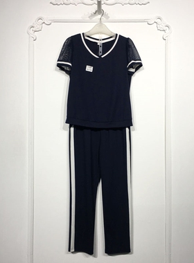 潮系列 D95970 时尚套装两件套品牌女装折扣馨薪