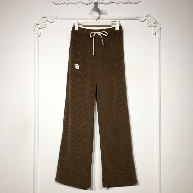 YZQ系列 K50223 时尚阔腿裤品牌女装折扣颦薪