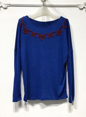 欧系列 D82361 时尚上装品牌女装折扣颦薪