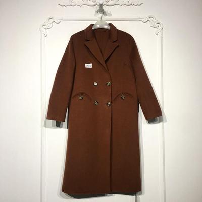 西树系列 8277S158 时尚羊毛双面呢毛呢外套品牌女装折扣颦薪