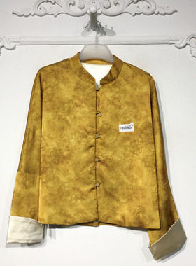 容悦 YB000629 时尚国风新中式短款外套品牌女装折扣颦薪