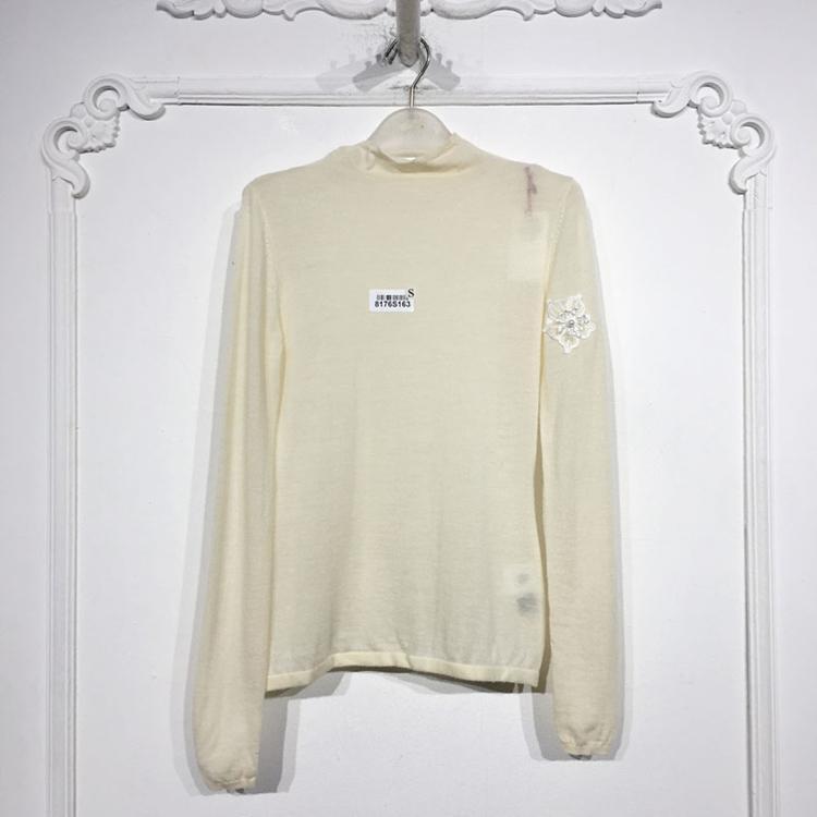 欧系列 8176S163 时尚羊毛针织衫品牌女装折扣颦薪