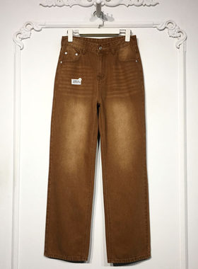 容系列 8331S194 时尚牛仔长裤品牌女装折扣颦薪