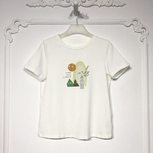 容悦 8350S038 时尚T恤品牌女装折扣颦薪