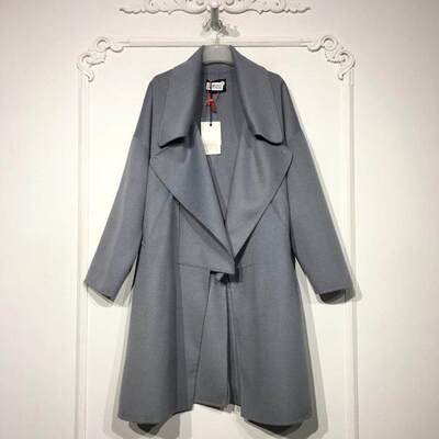 潮系列 8281S234 时尚羊毛双面呢毛呢外套品牌女装折扣颦薪