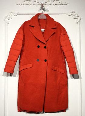 容系列 8253S160 时尚长款羽绒服品牌女装折扣颦薪