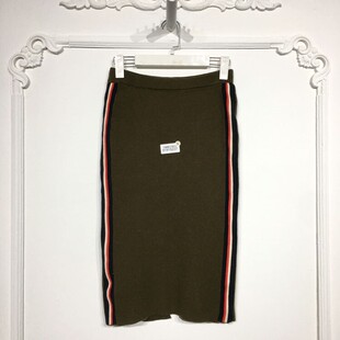 欧旗下FP系列 8191S237 时尚针织半身裙品牌女装折扣颦薪