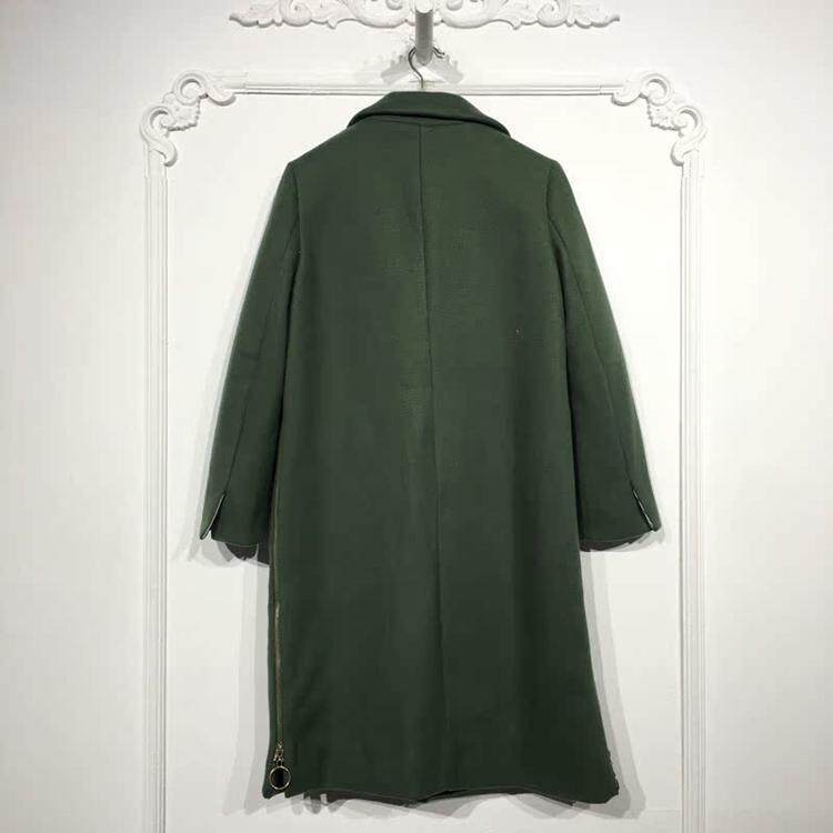 兰系列 8168S045 时尚毛呢外套品牌女装折扣颦薪