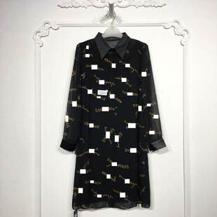 潮系列 时尚 连衣裙品牌女装 折扣颦薪 8164S081