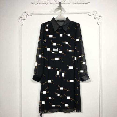 潮系列 8164S081 时尚连衣裙品牌女装折扣颦薪