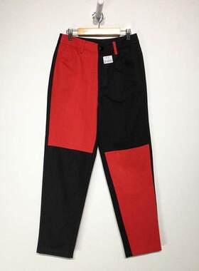 潮系列 Z01-A00434 时尚牛仔长裤品牌女装折扣颦薪