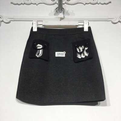 J系列 8274S261 时尚毛呢短裙品牌女装折扣颦薪