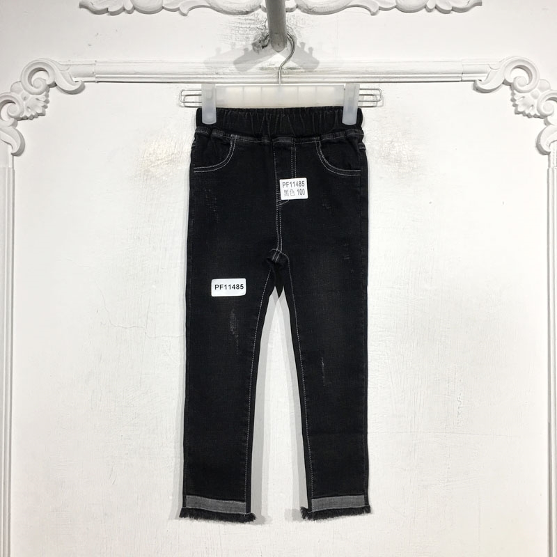 YJ系列 PF11485 时尚牛仔长裤品牌童装折扣馨