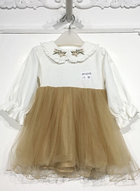 潮系列 PF12319 时尚连衣裙品牌童装折扣馨