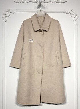 西树系列 8282S189 时尚羊毛双面呢毛呢外套品牌女装折扣颦薪