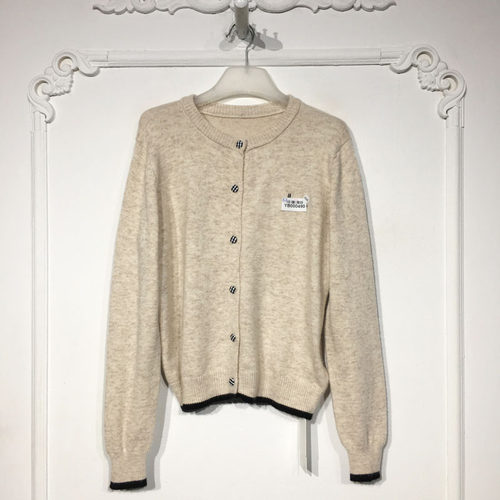 容悦 YB000490 时尚羊毛针织开衫品牌女装折扣颦薪