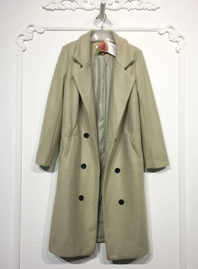 VE系列 D96744 时尚毛呢外套品牌女装折扣颦薪