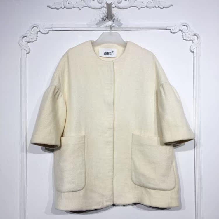 欧旗下FP系列 8150S283 时尚毛呢外套品牌女装折扣颦薪