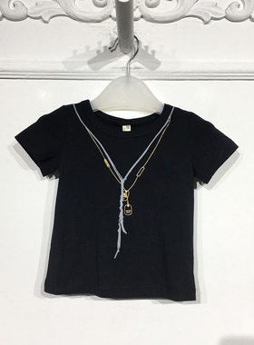 潮系列 PF11879 时尚T恤品牌童装折扣饕