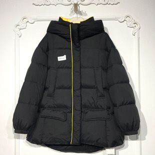 羽绒服品牌女装 容系列 长款 时尚 折扣颦薪 YB000604