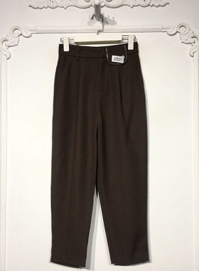 录系列 8334S031 时尚九分裤品牌女装折扣颦薪