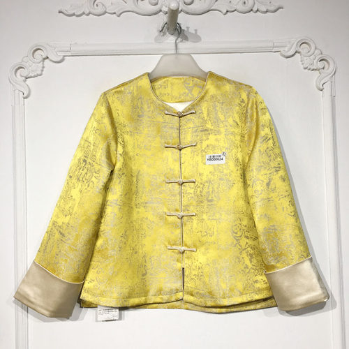 容系列 YB000624 时尚国风新中式短款外套品牌女装折扣颦薪