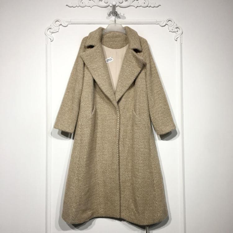 潮系列 8281S095 时尚仿貂绒外套品牌女装折扣颦薪