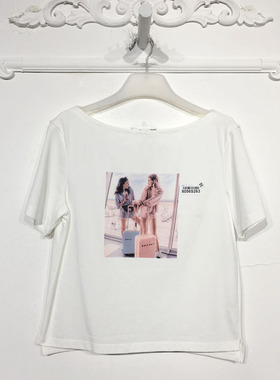 潮系列 8056S263 时尚T恤品牌女装折扣颦薪