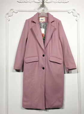 NZ系列 8128S074 时尚毛呢外套品牌女装折扣颦薪