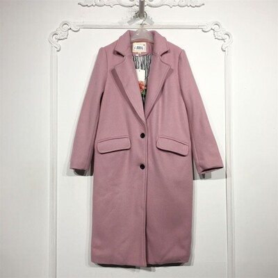 NZ系列 8128S074 时尚毛呢外套品牌女装折扣颦薪